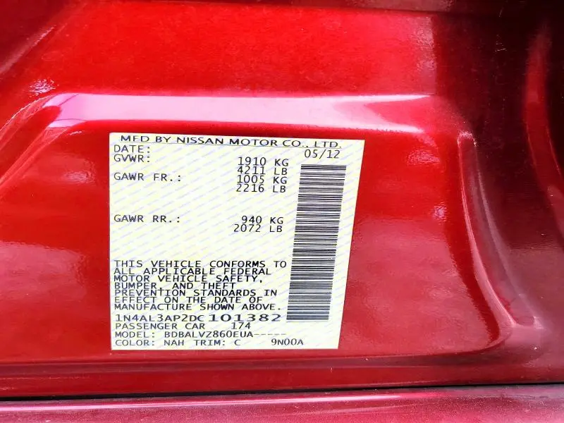 2013 NISSAN ALTIMA 2.5  