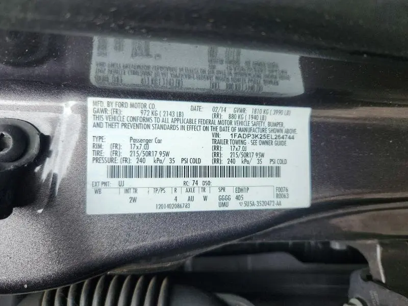 2014 FORD FOCUS SE  