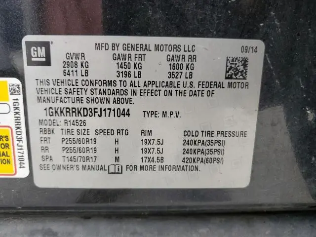 2015 GMC ACADIA SLT-1  