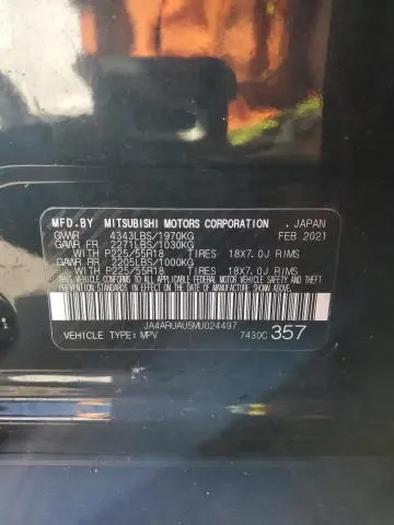2021 MITSUBISHI OUTLANDER SPORT ES  