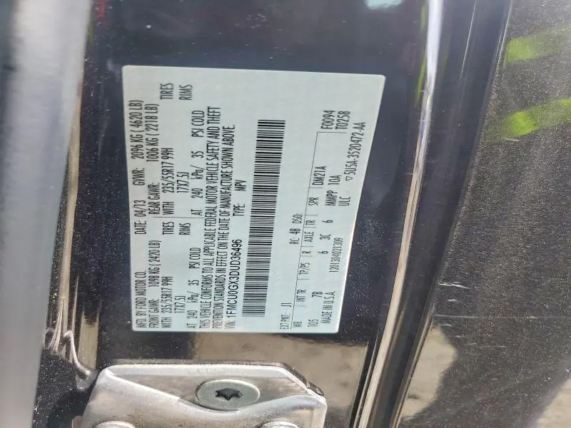 2013 FORD ESCAPE SE  