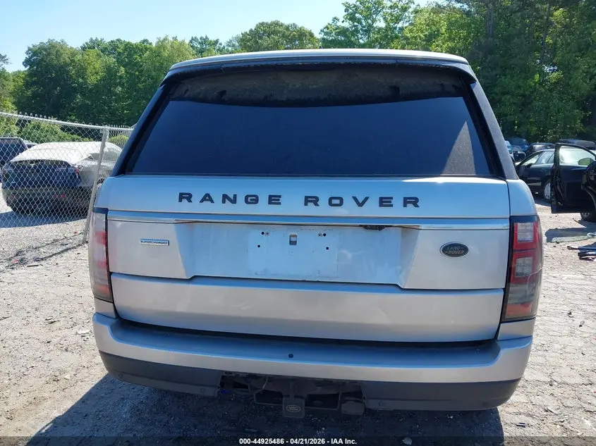2017 LAND ROVER RANGE ROVER 5.0L V8 SUPERCHARGED