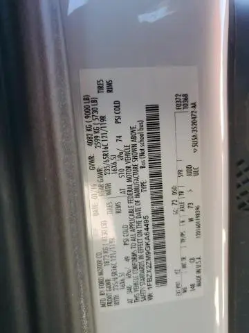 2016 FORD TRANSIT T-350  