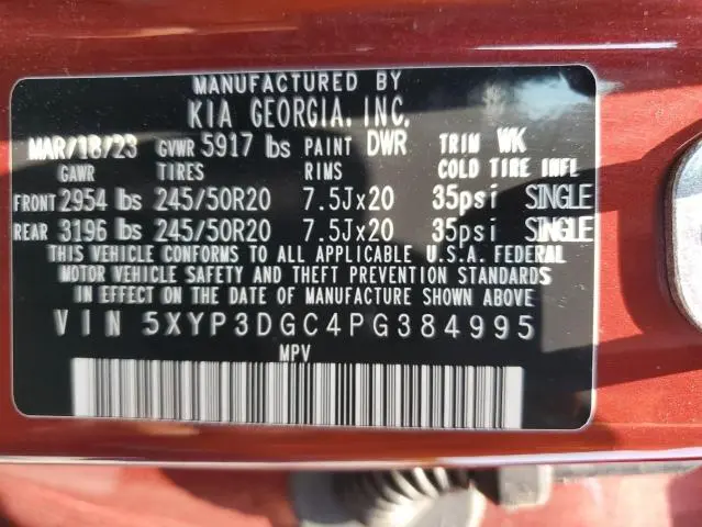 2023 KIA TELLURIDE EX  
