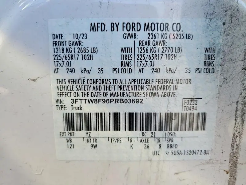 2023 FORD MAVERICK XL  