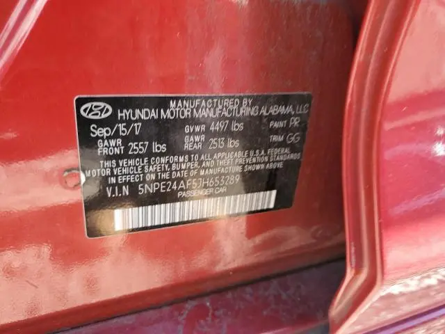 2018 HYUNDAI SONATA SE  