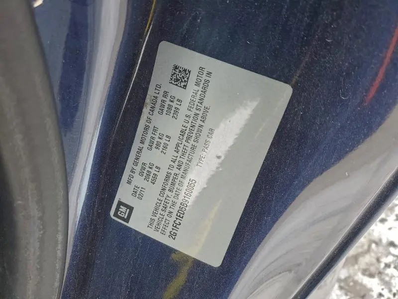 2011 CHEVROLET CAMARO LT  