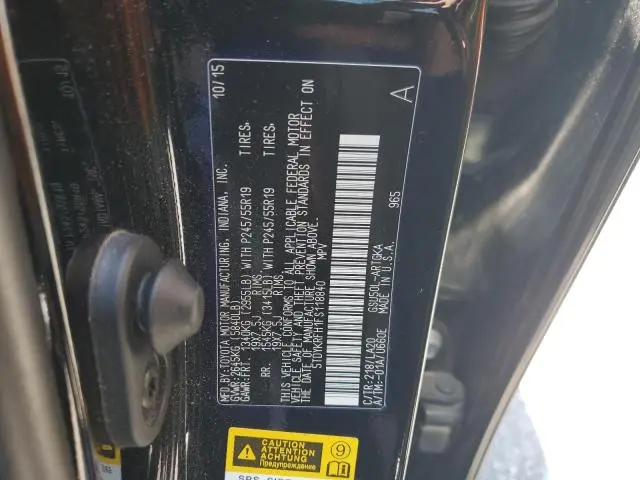2015 TOYOTA HIGHLANDER LIMITED  