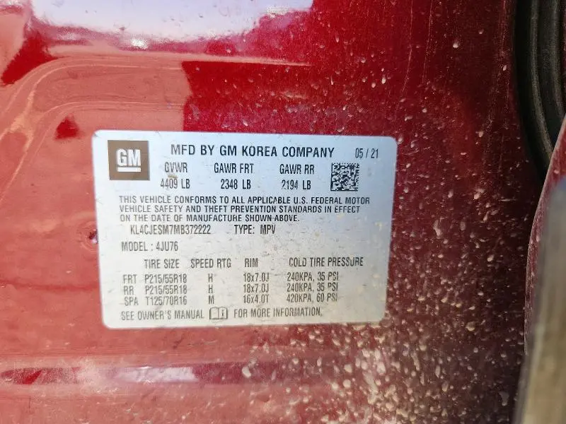 2021 BUICK ENCORE PREFERRED  