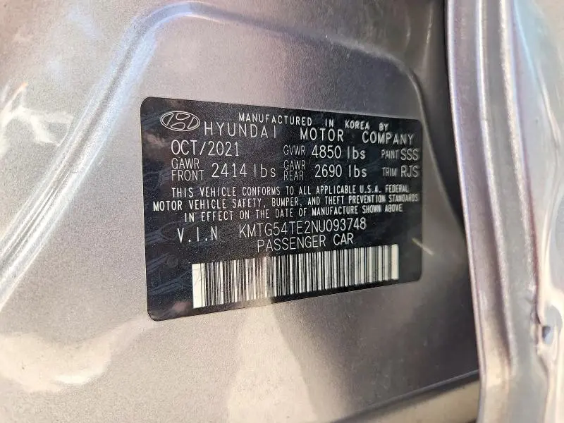 2022 GENESIS G70 3.3T STANDARD  