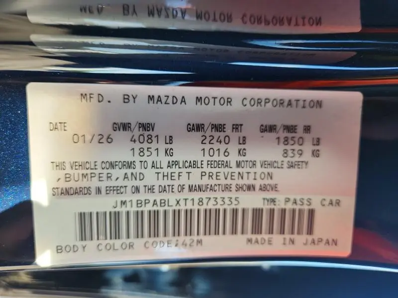 2026 MAZDA 3 SELECT SPORT  
