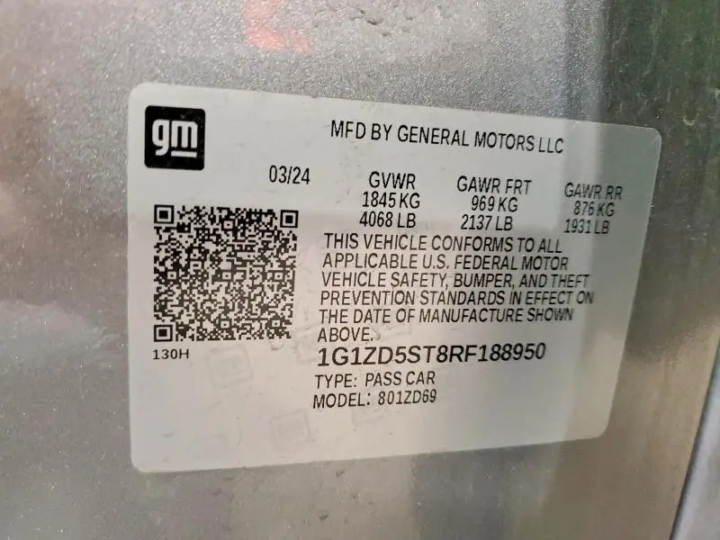 2024 CHEVROLET MALIBU LT  