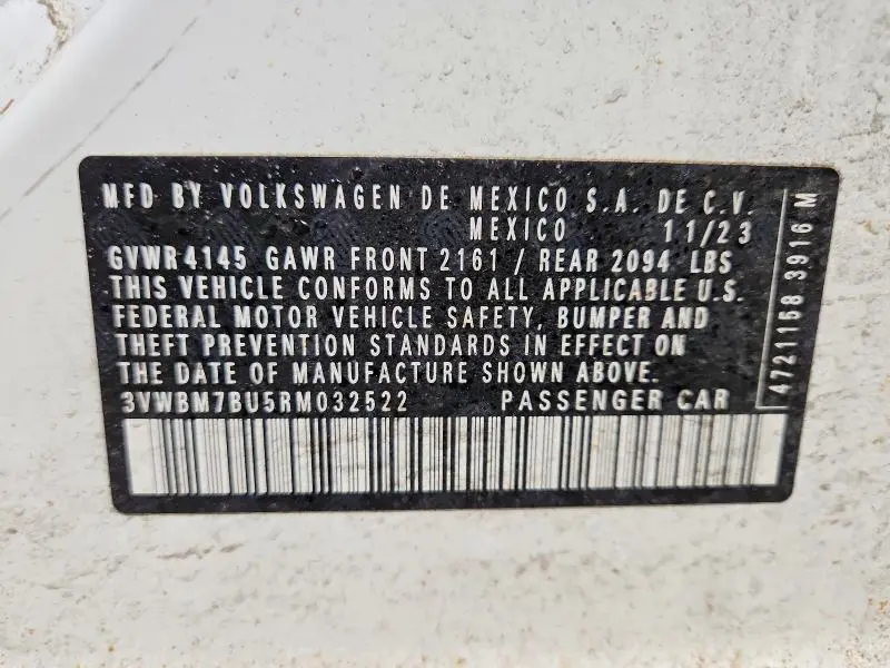 2024 VOLKSWAGEN JETTA SPORT  