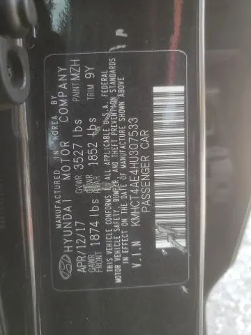 2017 HYUNDAI ACCENT SE  