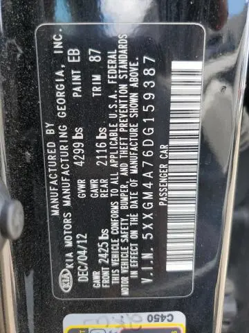 2013 KIA OPTIMA LX  