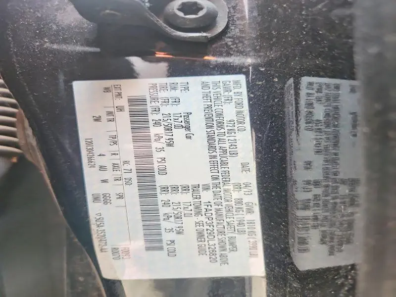 2013 FORD FOCUS SE  