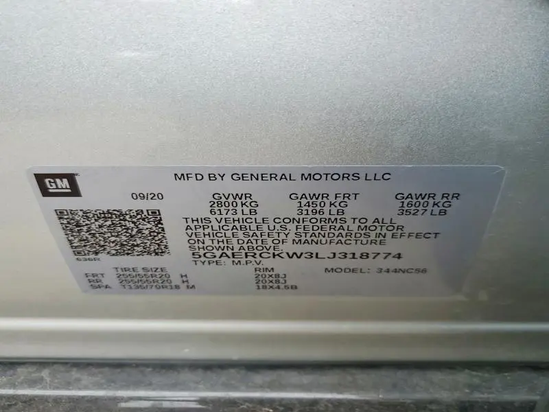 2020 BUICK ENCLAVE PREMIUM  