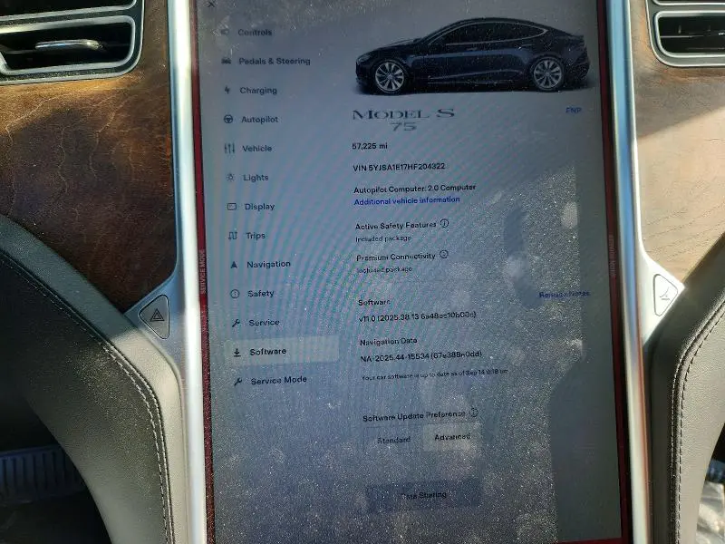 2017 TESLA MODEL S   