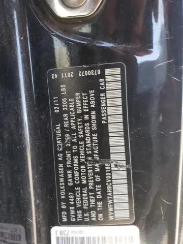 2012 VOLKSWAGEN EOS LUX  