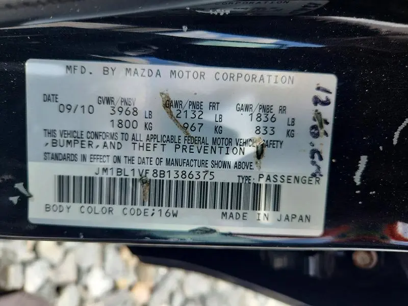 2011 MAZDA 3 I  