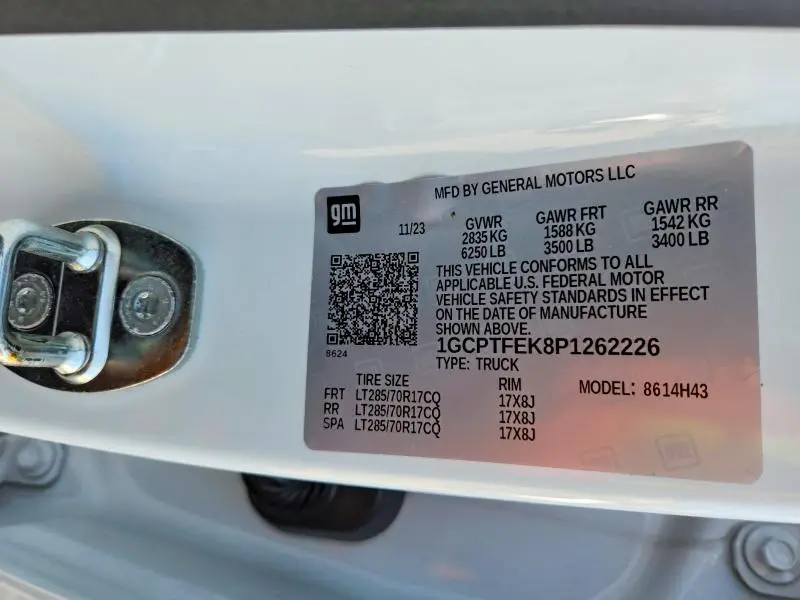 2023 CHEVROLET COLORADO ZR2  