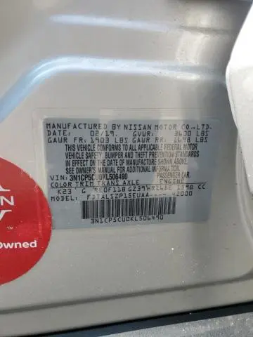 2019 NISSAN KICKS S  