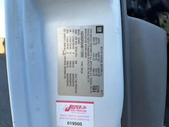 2011 CHEVROLET EXPRESS G2500   