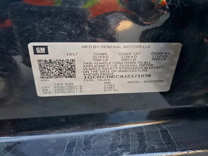 2018 CHEVROLET SILVERADO C1500 LT  