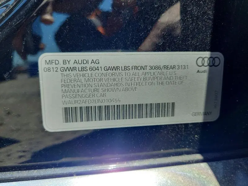 2013 AUDI A8 L QUATTRO  