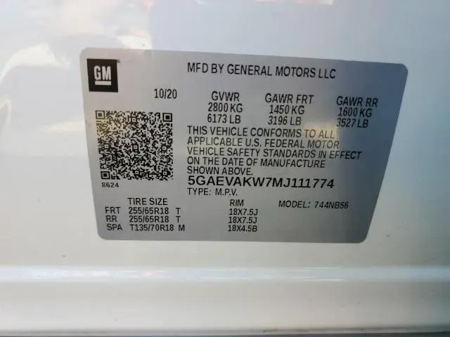2021 BUICK ENCLAVE ESSENCE  
