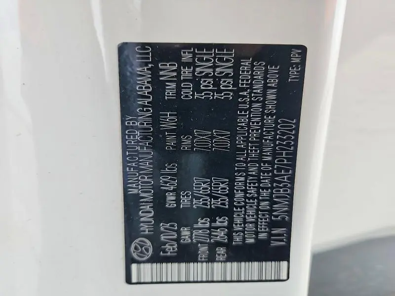 2023 HYUNDAI TUCSON SEL  
