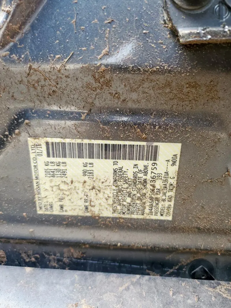 2016 NISSAN MAXIMA 3.5S  