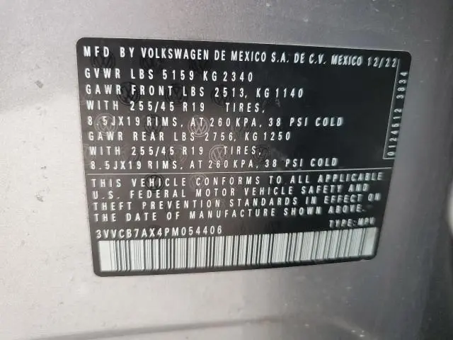 2023 VOLKSWAGEN TIGUAN SE R-LINE BLACK  