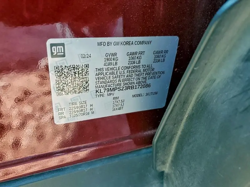 2024 CHEVROLET TRAILBLAZER LT  