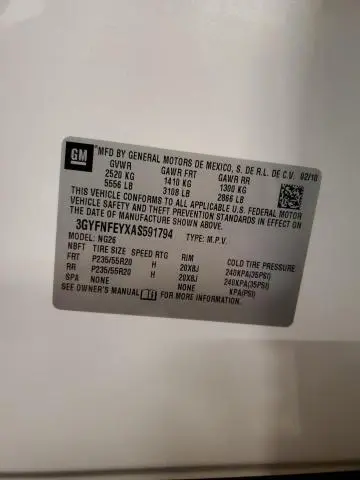 2010 CADILLAC SRX PREMIUM COLLECTION  