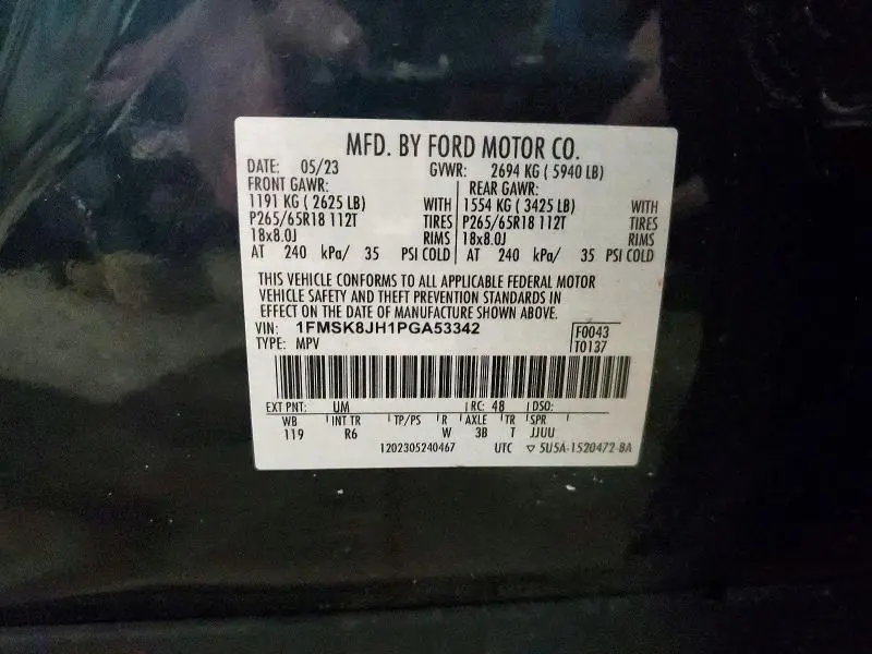 2023 FORD EXPLORER TIMBERLINE  