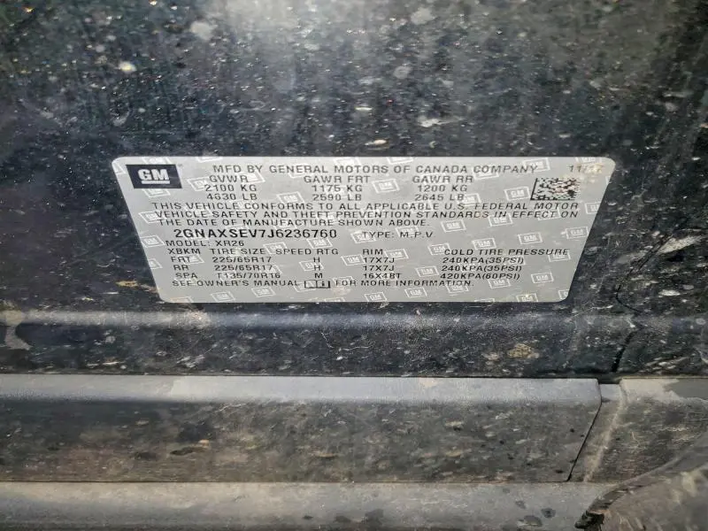 2018 CHEVROLET EQUINOX LT  