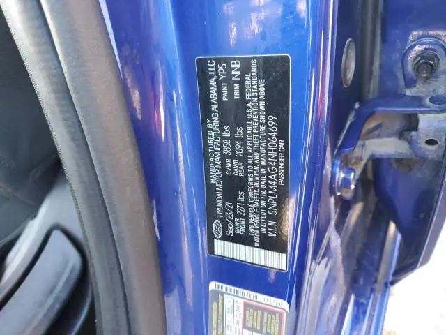 2022 HYUNDAI ELANTRA SEL  