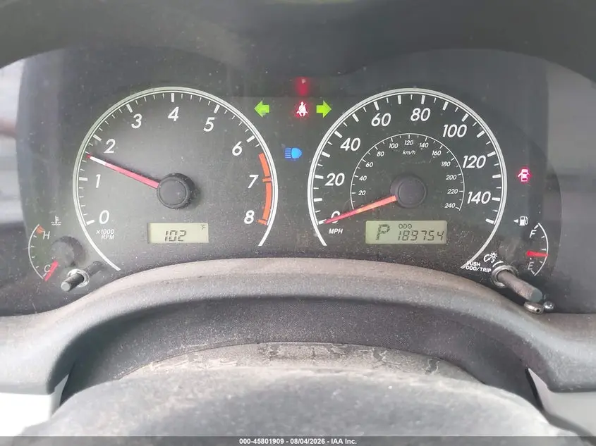 2012 TOYOTA COROLLA LE