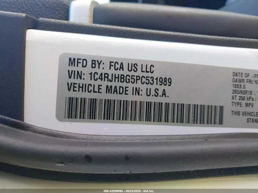 2023 JEEP GRAND CHEROKEE LIMITED 4X4