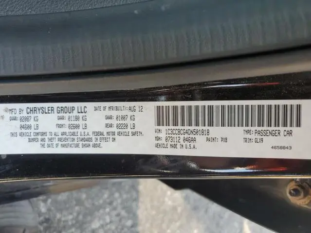 2013 CHRYSLER 200 LIMITED  