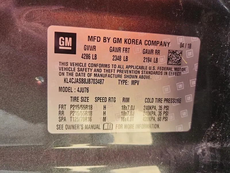 2018 BUICK ENCORE PREFERRED  