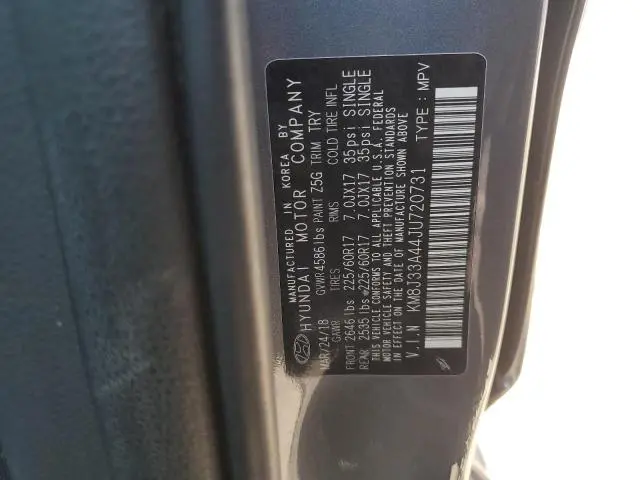 2018 HYUNDAI TUCSON SEL  