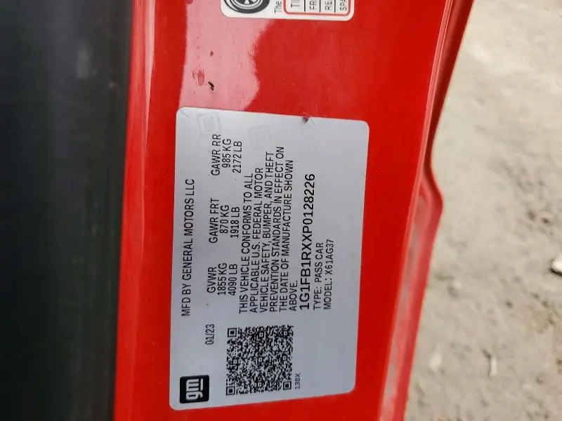 2023 CHEVROLET CAMARO LS  