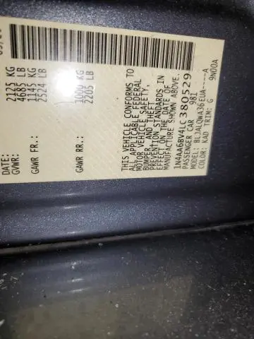 2020 NISSAN MAXIMA S  