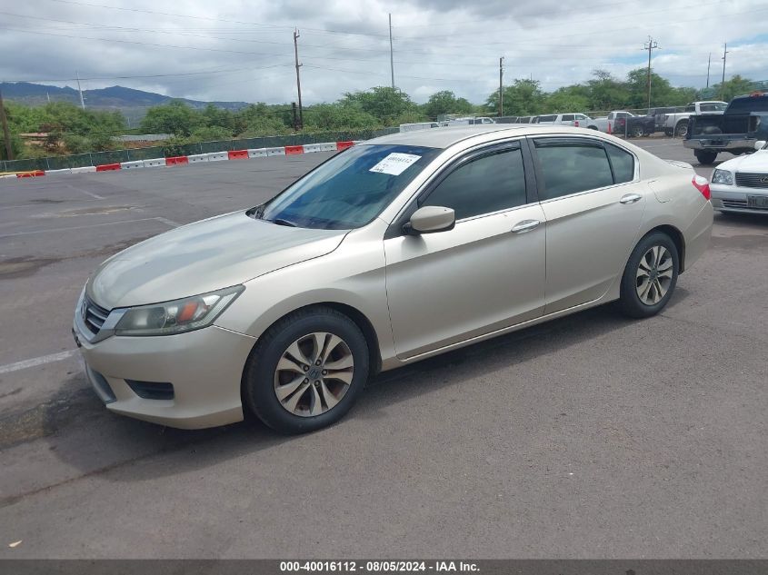 2014 HONDA ACCORD LX