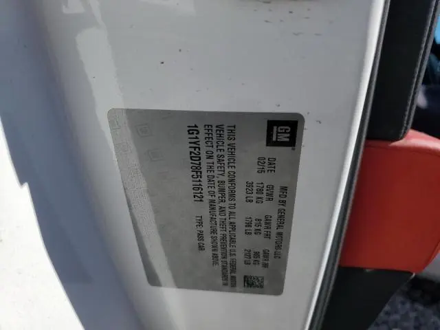 2015 CHEVROLET CORVETTE STINGRAY 3LT  