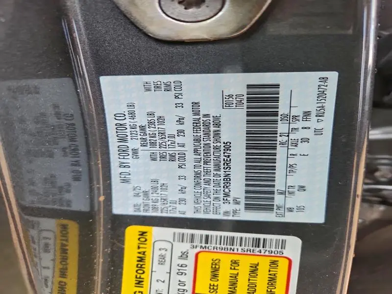 2025 FORD BRONCO SPORT BIG BEND  