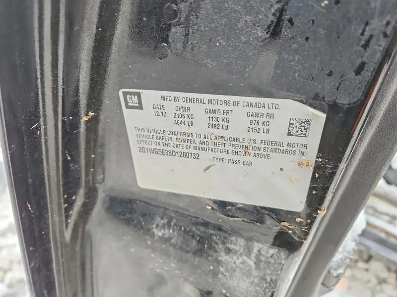 2013 CHEVROLET IMPALA LT  