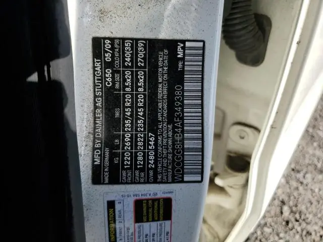 2010 MERCEDES-BENZ GLK 350 4MATIC  